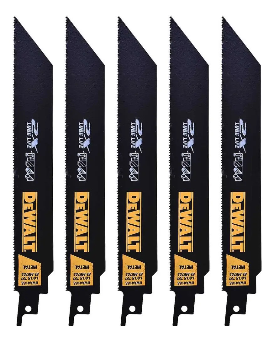LÂMINA SERRA SABRE - 8" - 14/18DPP - METAL - 5 PCS - ALTO RENDIMENTO