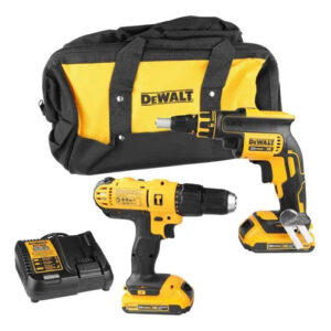 COMBO PARAF / FURAD IMPACTO 1/2" (13MM) (DCD996) E PARAF DE IMPACTO 1/4" (6,35MM) (DCF887) 20V MAX* C/ 2 BAT (5AH) POWER STACK  (DCBP520) CARREG BIVOLT (DCB1104) E BOLSA