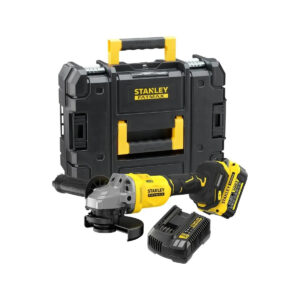 ESMERILHADEIRA ANGULAR 4-1/2" (115MM) 20V MAX* LI-ION BRUSHLESS, 1 BAT 4AH (SB204) CARREG. BIVOLT (SC400) E MALETA PRO STACK
