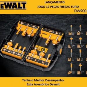 KIT FRESAS PARA TUPIA - 12 PEÇAS - HASTE DE 8MM