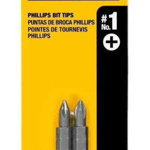 PONTA 1" PHILLIPS # 1 - CARTELA COM 2 UNIDADES