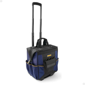 MALA C/ 21 BOLSOS 14" (35CM) COM RODAS E ALÇA TELESCÓPICA - LINHA DEFENDER 1680D