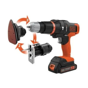 JOGO DE FERRAMENTAS COMBINADO MATRIX 20V MAX* LI-ION C/ 3 CABEÇOTES, 1 BAT 1.5AH, CARREG. BIVOLT E BOLSA