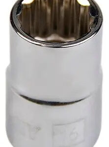 1/2"-16MM SOQUETE ESTRIADO