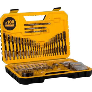 JOGO DE FURAR E PARAFUSAR 100 PCS