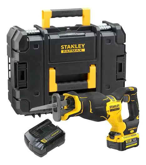 SERRA SABRE (29MM) 20V MAX* LI-ION BRUSHLESS 1 BAT 2AH, (SB202) CARREG BIVOLT (SC400) E MALETA TSTAK