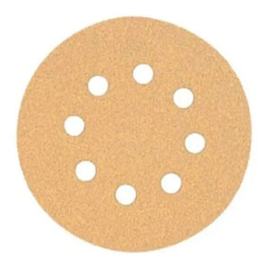 5 DISCOS LIXA 5" GRÃO 120 MÉDIO 8 FUROS