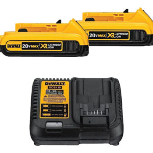 KIT 2 BATERIAS 20V MAX* LI-ION 2AH (DCB203) CARREGADOR BIVOLT (DCB107)