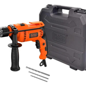 FURADEIRA DE IMPACTO 1/2" (13MM) 650W COM  VELOCIDADE VARIÁVEL E REVERSÍVEL C/ 3 BROCAS E MALETA 220V