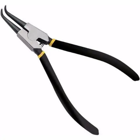 7"ALICATE P/ANEIS EXTERNOS BICO CURVO