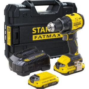 PARAF/FURAD IMPACTO 1/2" (13MM) 20V MAX* LI-ION BRUSHLESS, C/ 2 BATERIAS 2,0AH (SB202) CARREG BIVOLT (SC200)  E MALETA TSTAK V20