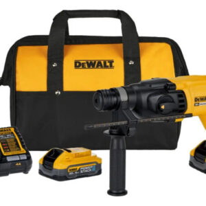 MARTELETE PERFURADOR / ROMPEDOR  SDS-PLUS 1" (25MM) BRUSHLESS 20V MAX* C/ 2 BAT (5AH) POWER STACK (DCBP520) CARREG BIVOLT (DCB1104) E BOLSA