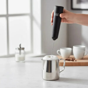 MIX & GO, MISTURADOR MULTIUSO, HASTE EM INOX DESTACÁVEL, UTILIZA PILHAS (NÃO INCLUSAS), PRETO