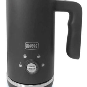GOURMAND GRIS - ESPUMADOR DE LEITE COM 4 FUNÇÕES, COPO INTERNO INOX ANTIADERENTE, BASE AQUECEDORA, 220V