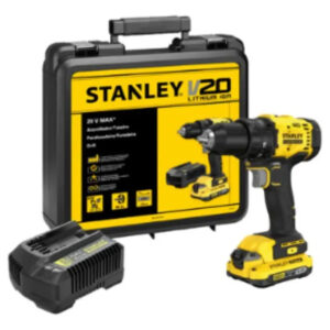 PARAF/FURAD 1/2" (13MM) 20V MAX* LI-ION C/ 1 BATERIA 2,0AH (SB202) CARREG BIVOLT (SC200) E MALETA V20
