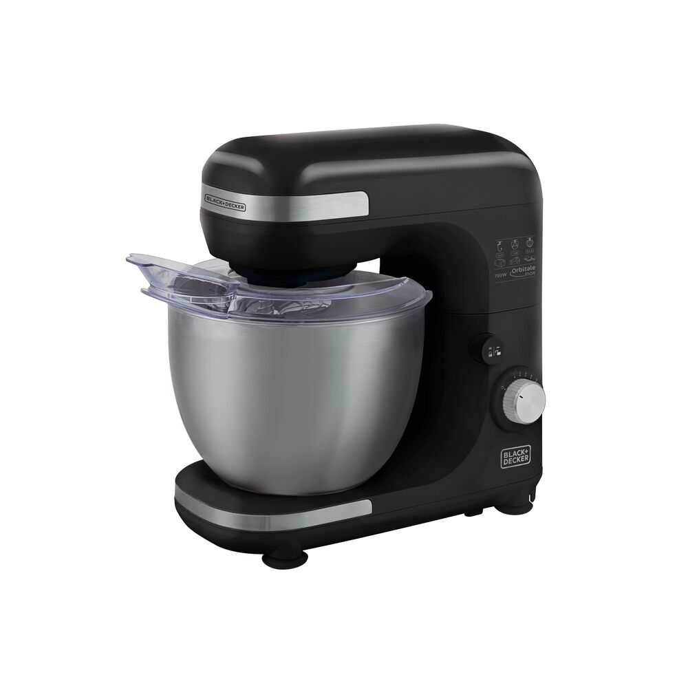 ORBITALE - 750W POTÊNCIA, 8 VELOC., TIGELA 5L AÇO INOX, 3 BATEDORES, PRETO, 127V