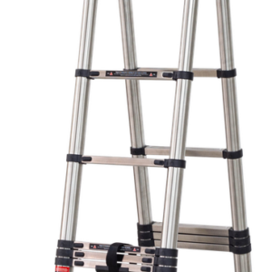 Escada Telescópica Extensível INOX 3.80 M 12 Degraus
