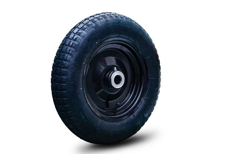 R.3.50-8.PN.R (2839) Roda Pneumatica 350-8 C/Bucha e Rolete-Rolete 1 (2839)