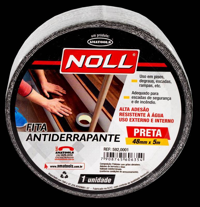 Fita Antiderrapante 48MM X 5M Preta