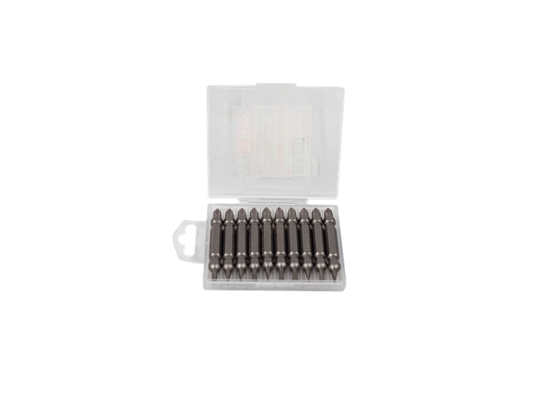 PONTEIRA DUPLA PARAFUSADEIRA FENDA/PHILIPS (BITS) PH3 x SL6 x 100 MM 10 UNIDADE
