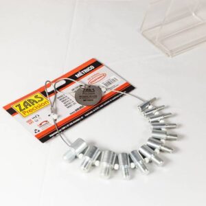 VERIFICADOR DE PARAFUSOS E PORCAS M4x0,7 A M12x1,75 12 PCS