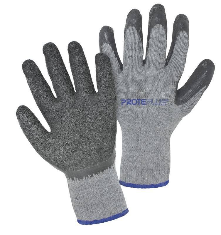 LUVA TRICOT. ALGODÃO C/BANHO LÁTEX CORRUGADO Nº 9 CA 36929 PPM 03