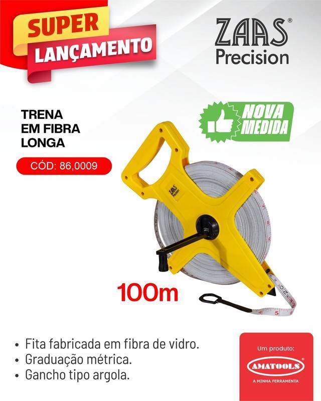 Trena em Fibra 100 Metros