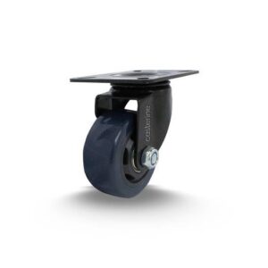 GLPC.312.BPB.E  (8758)  ROD.GIR.75MM Carbon PL 80X105 Roda BP C/ Rol.esf.blue (8758)