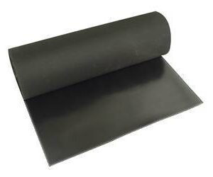Lençol de Borracha (Manta) 0.8 M 3/32"(2,4 MM) 20 M S/ Lona