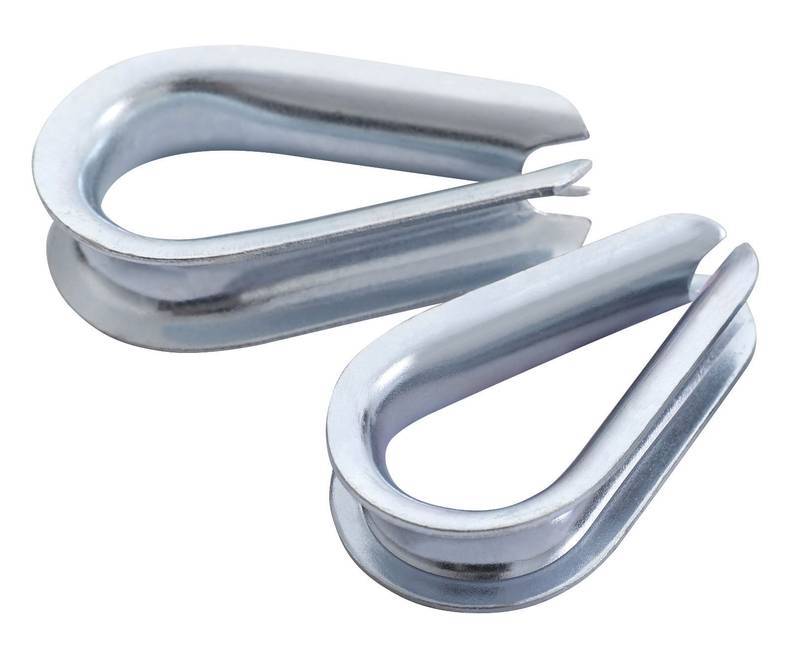 Sapatilha para cabo de aço 1/2"