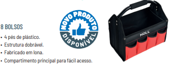 Maleta em Lona P/Ferramentas 42.5 X 20 X 23 CM 12 Bolsos
