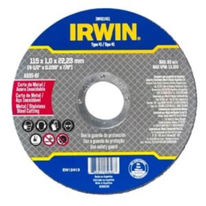 DISCO DE CORTE FINO - METAL / INOX 4 1/2" X 1,0MM X 7/8"