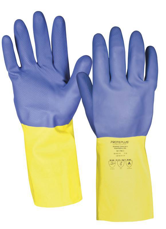 LUVA NEOPRENE BICOLOR Nº 7 (P) PPM 21
