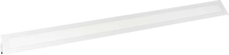Luminária Slim LED Retangular de Embutir 18W - 100X600MM 3000K - Bivolt