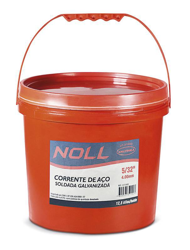 Correntes Galvanizadas 1/8" 12,5 KG/Balde
