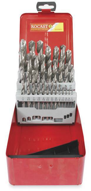 JG Brocas HP AR-P 29 Peças 1/16" a 1/2" 338
