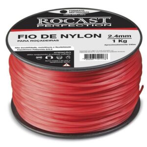 Fio de Nylon P/Roçadeira 2.4 MM - 1KG