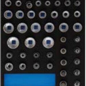 1500CT2-SOQUETES 1/2" CF Berço EVA com Jogo de Soquetes
