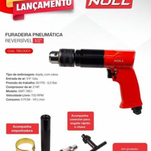 Furadeira Pneumática 1/2"