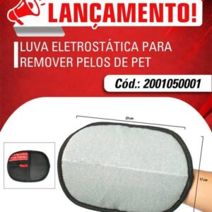 Luva Eletrostatica para Remover Pelos de PET