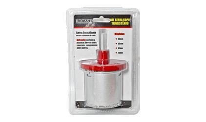 KIT Serra Copo Tungstênio 33-73 MM 6 Pçs