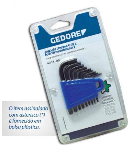 43TX-15 Jogo Chave L Gtx T6 a T60