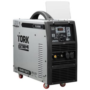 Plasma Arco Piloto - Touch Cut 200 Punch - Inversor Plasma 200 Amperes - 65 MM C/ Tocha Refrigerada