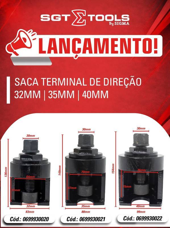Saca Terminal de Direcao 35MM