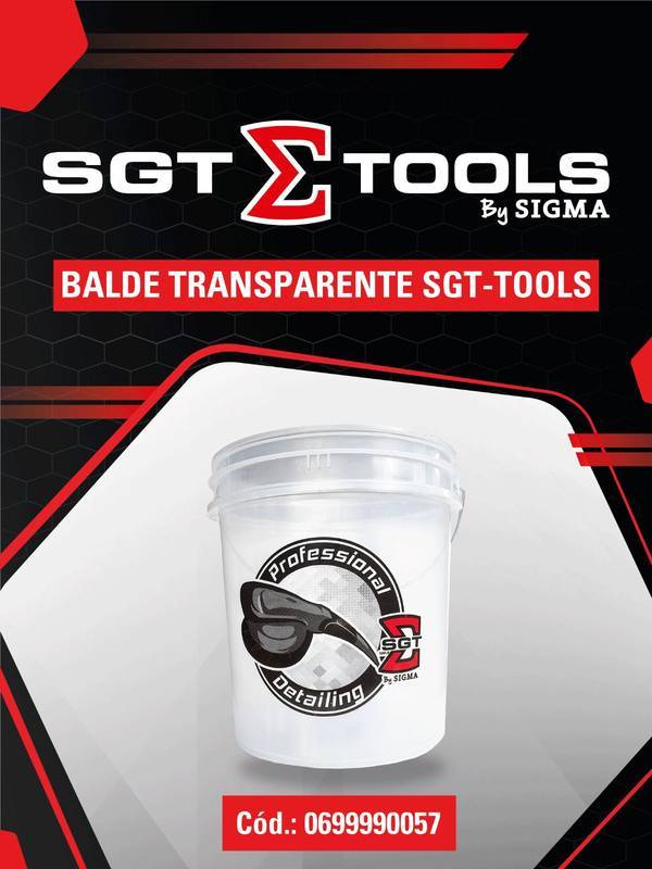 Balde Transparente Sgt Tools