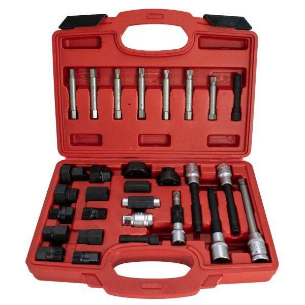 KIT de Ferramentas para Polia do Alternador - 30 Pecas