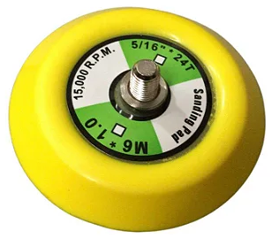 Suporte 1,2" (Rosca 5/8") Velcrado P/ Boina 1,2" a 2"