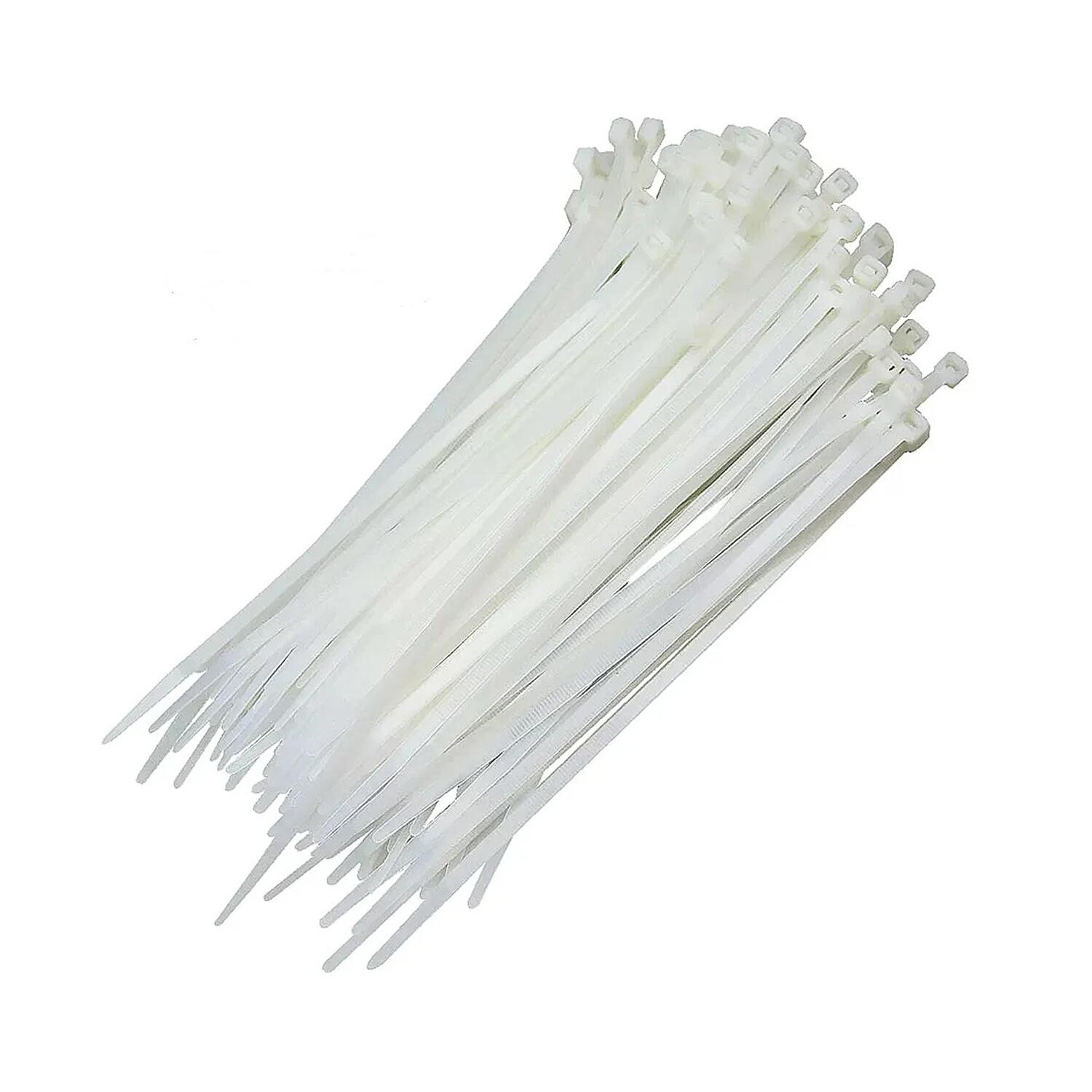 Abraçadeira em Nylon - Branco 2.50 X 60 MM 100 PCS/Emb