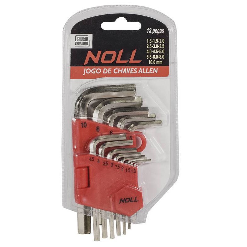 JG Chave Allen 1.3 a 10.0 MM 13 Pçs