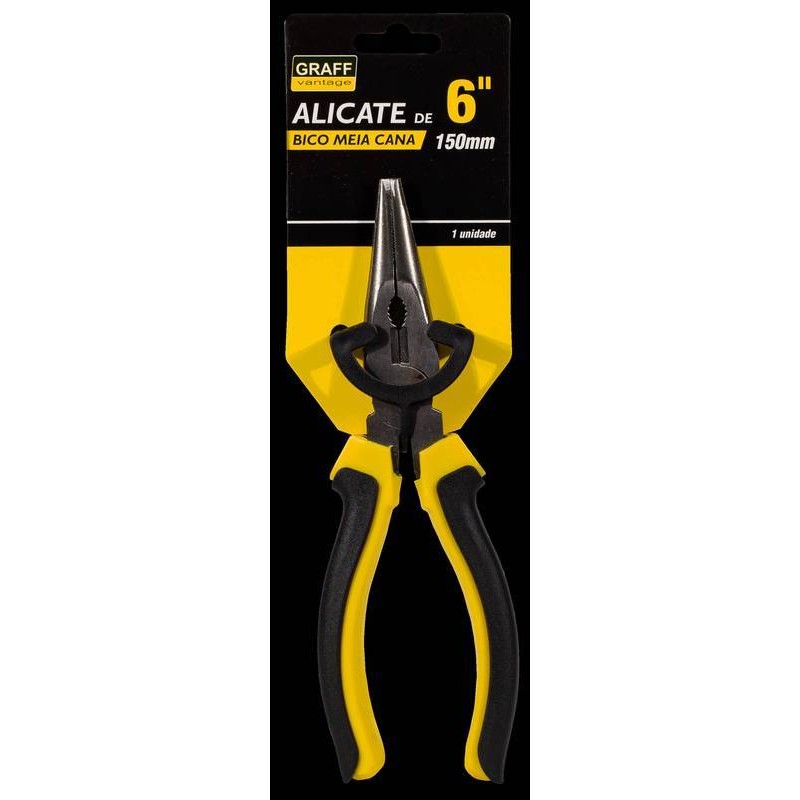 Alicate de Bico Meia Cana Graff Vantage 6"